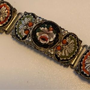 Antique Italian micromosaic bracelet